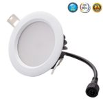 JMKMGL 3 Inch LED Downlight Waterproof IP65, 16W 3000K Warm White with Driver, Retrofit LED Recessed Lighting Fixture Fit for Bathroom Kitchen and Outdoor(1-Pack)