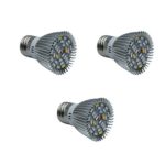 [Pack of 3]HuDieM 28W Full Spectrum Led Grow light Bulb E27 Grow Plant Light for Hydropoics Greenhouse Organic,Office, Home, Indoor Garden Greenhouse