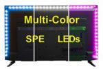 SPE Bias Lighting for HDTV – Medium (78in / 2m) – Multi-Color RGB – USB LED Backlight Strip with Dimmer for Flat Screen TV LCD, Desktop Monitors, Kitchen Cabinets