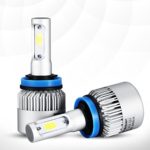 Beamtop H11 (H9 H8) LED Headlight Bulbs Conversion Kit 72W 8000LM 6500k COB Chips Fog Light Headlamp Bulbs (Pack of 2)