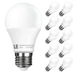 LE10 Pack 10W A19 E26 LED Light Bulbs, Brightest 60W Incandescent Bulbs Equivalent, 810lm, Warm White 2700K, LED Bulbs, Medium Screw, Non-Dimmable