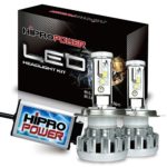 Hipro Power CREE XHP50 H13 (9008) Dual Beam LED Headlight Kit – H13 (9008) 120W 14,000LMS 6000K Diamond White for Low/High Beam – 2 Yr Warranty