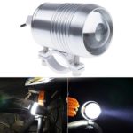 Motorcycle Spotlight, Innoglow® Motorcycle Spot Light Lamps Cree 30W 1200LM CREE U2 LED Driving Lights Bicycle Car Boat Waterproof Headlight Travel Camp (Chrome)