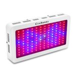 CrxSunny 1200W Double Chips LED Grow Lights Full Specturm for Indoor Plants and Greenhouse Hydroponic Flowering and Growing (10W LEDs)