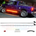 2pc 70″ Amber Side Marker & Courtesy LED Lighting Kit for Extended Cab & Crew Cab Trucks
