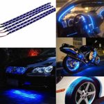 Welcomeuni Waterproof 15 Blue LED Car Vehicle Motor Flexible Light Strips 12V