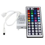 RaThun DC RGB Control Box + 44keys Remote Controller for all Low-voltage RGB LED Strip Lights; Like 5050& 3528 RGB LED Strip Lighting