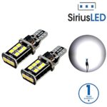 SiriusLED 2835 PX Chipset Extremely Bright 800 Lumens Canbus Error Free SMD LED Bulbs for Car Reverse Backup Brake Tail Lights 921 912 906 T15 6000K Xenon White