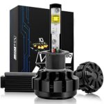 NINEO LED Headlight H1 Bulbs Conversion Kit w/ Clear – 60W 6K 7,200Lm CREE – 3 Yr Warranty
