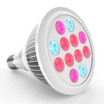 Led Grow Lights, 24W Plant Lights E27 Growing Bulbs 3 Wavelengths tailored Led Grow Lamps For Garden Greenhouse, Hydroponic and Family Balcony