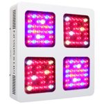 MAXSISUN 640W 12-band LED Grow Light – VEG BLOOM Switches Full Spectrum with Secondary Optics Lens for Indoor Plants