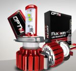 OPT7 Fluxbeam LED Headlight Kit w/ Clear Arc-Beam Bulbs – 9007 – 80w 7,000Lm 6K Cool White CREE – 2 Yr Warranty