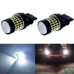 JDM ASTAR Super Bright 78-EX Chipsets 3056 3156 3057 3157 LED Bulbs with Projector,Xenon White