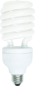 Luxrite LR20212 42-Watt CFL T3 Spiral Light Bulb, Equivalent To 200W Incandescent, Bright White 5000K, 2820 Lumens, E26 Standard Base, 1-Pack