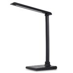 August LEC315 – Dimmable LED Desk Lamp with USB Phone Charger – Office Work Light with 3 Lighting Modes / Adjustable Brightness / 30 mins Auto Timer / 5V 1.5A Charging Port