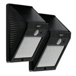Solar Lights, iXCC 20 LED Adjustable Wireless Outdoor Waterproof Solar Powered Motion Sensor Night Light – 2 Packs