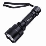 LED Tactical Flashlight,Akaho Portable Outdoor LED Tactical Flashlight,Polished Reflector, Water Resistant for Cycling/Biking/Camping/Hiking/Hunting,5 Modes Using 18650 Battery( Not Included)