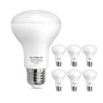 SHINE HAI BR20 LED Light Bulbs, 6W (50W Replacement), Non-dimmable 3000K Soft White, Indoor Flood Light Bulbs E26 Medium Base UL-Listed, 6-Pack