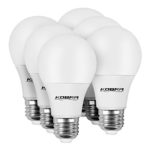 KOBRA [6-Pack] LED Light Bulbs – Dimmable 7W (60 Watt Equivalent) A19 Soft White Bulb [3000K] E26 Base