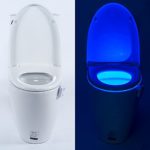 MAZ-TEK Amazing Toilet Seat Lights with 8-Color Changes,Led Motion Activated Sensor Toilet Night Light(Battery-Operated)