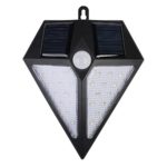 Clover Star 24LED diamond solar lights Outdoor Solar Power Motion Sensor Waterproof Wall Spotlight for Garden, Garage, Driveway