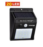 [Flybuddy] 20 LED Bright Solar Sensor Light, Outdoor Motion Light, Security Sensor Light