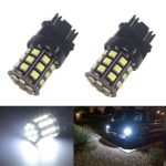 JDM ASTAR Super Bright AX-2835 Chipsets 3056 3156 3057 3157 LED Bulbs ,Xenon White (Only used for backup reverse lights)