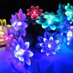 GBSELL 30 LED Lotus Flower solar powered Lighting Lamps Solar String Lights (Multicolor)