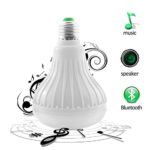 Nokire LED RGB Color Light Bulbs, Wireless Control Smart Music Audio Speaker Lamps & Waterproof E27 bulb for Home,Dating,Business Gift ,Party Decoration,Durable Lifetime Guarrantee