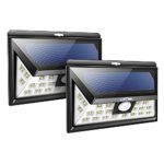 Litom 24 LED Solar Lights Outdoor Motion Sensor Solar Power Light With 3 LEDs Both Side For Driveway
