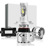 NINEO H4 LED Headlight Bulb, 9003 Hi/Lo beam, CREE XHP50 Chip, 360°Adjustable Beam Pattern Conversion Kit 72W 6500K 6,000Lm