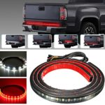 AMBOTHER 5-Function 48″/49″ Truck Tailgate Side Bed Light Strip Bar 3528-72LEDs Waterproof Turn Signal, Parking, Brake, Reverse Lights for Pickup SUV Jeeps RV Dodge Ram Toyota Chevy GMC Red/White