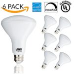6 PACK- BR30 LED 11WATT (65W Equivalent), 3000K Warm White, DIMMABLE, Indoor/Outdoor Lighting, 850 Lumens, Flood Light Bulb, UL & ENERGY STAR LISTED