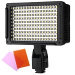 Powerextra 170 LED Light Panel VL003-170 14W Dimmable Studio, Camcorder Video Light for Canon Nikon Pentax Samsung Fujifilm Olympus Panasonic Sigma Leica Ricoh and others DSLR Cameras