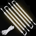 LED Concepts Under Cabinet & Closet Linkable LED Light Bars -ETL Listed Power Supply (12″ Inch -6PK, Warm White)