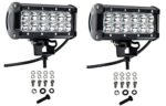 Cutequeen 2 X 36w 3600 Lumens Cree LED Spot Light for Off-road Rv Atv SUV Boat 4×4 Jeep Lamp Tractor Marine Off-road Lighting (pack of 2)