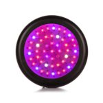 Vander LED Grow Lights With UV/IR Lamp for Indoor Plants, 150W 50 Pcs LED Bulbs UFO Full Spectrum LED Grow Light Panel with Veg and Flowering Switches (Black)