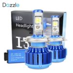 Dazzle LED Headlight Bulbs Conversion Kit – H4 (9003 HI/LO) 9003 – 7,200Lm 60W 6000K Cool White CREE – 2 Yr Warranty