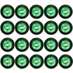 20 Clear/Green LED Side Marker Lights 3/4″ Clearance Truck Trailer Pickup Extra Bright