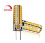 Best to Buy® (6-PACK) Dimmable 6.5-Watt T4 GY6.35 LED Bulb 12-30V AC/DC, 72SMD 2835 LED, 6.5W White Color (Jc10 Bi-pin 35-40w Replacement)