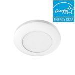 QTY 1 / Commercial Electric 4 in. White Recessed LED Can Disk Light