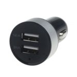 Mchoice Car Universal 12V 24V To 5V 2Port USB Charger Adapter for Cell phone GPS