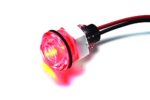 Innovative Lighting LED Bulkhead Live Well/ Recess Lights- 12 Volt DC, Red