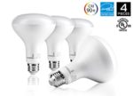 Hyperikon BR30 LED Bulb, 12W (75W equivalent), 2700K (Warm White), CRI90+, Wide Flood Light Bulb, 120° Beam Angle, Medium Base (E26), Dimmable, UL-Listed and Energy Star-Qualified – (Pack of 4)