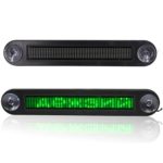 NENRENT DC 12V Car LED Programmable showcase Message Sign Scrolling Display Lighting Board with Remote (Green)