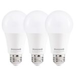 Honeywell A196027HB322 LED A19 Dimmable Light Bulbs – 60 Watt Equivalent -Soft White Light (2700K) – 800 Lumens – Energy Star Rating 9.5 Watt Consumption For Energy Bill Savings – 3-Pack