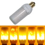 JUNOLUX LED Decorative Lights Flicker Flame Light Bulb Fire Effect Bulb Decorative Lamp Energy-saving Eco Friendly Light Bulbs Home Decoration,Pack of 1