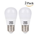 Chichinlighting 2 Pack Low Voltage LED light bulbs 12 Volt 5 Watt E26 E27 Base – Cool White 6000k – AC DC Light Bulbs – Solar Off Grid RV Marine Camper