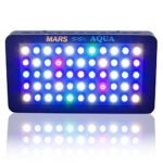 MarsAqua Dimmable 165W LED Aquarium Light Lighting Full Spectrum For Fish Freshwater and Saltwater Coral Tank Blue and White LPS/SPS