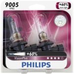 Philips 9005 VisionPlus Upgrade Headlight Bulb, Pack of 2